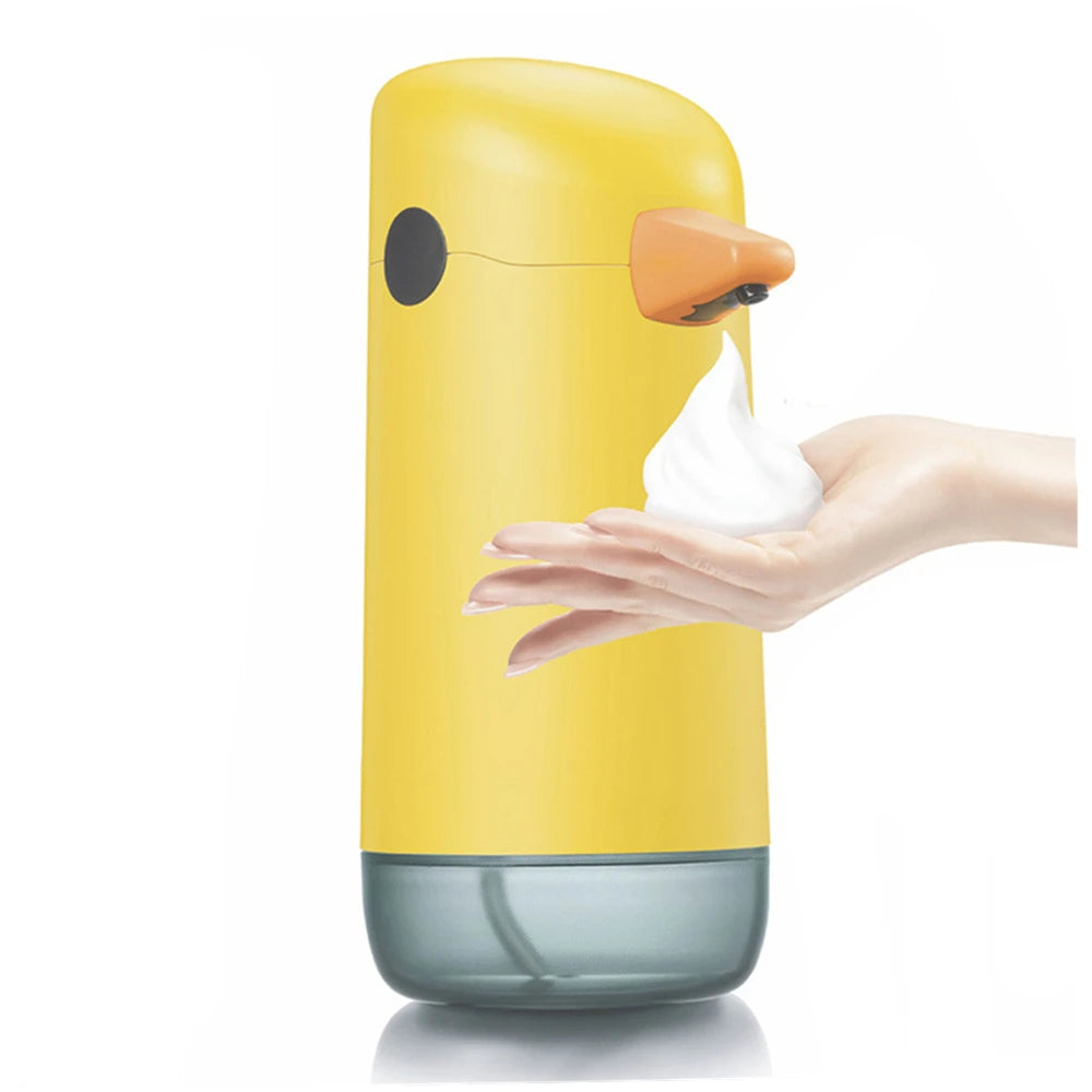 Children Auto Foam Soap Dispenser Little Yellow Duck Smart Sensor Liquid Soap Dispenser Touchless Hand Sanitizer for Bathroom