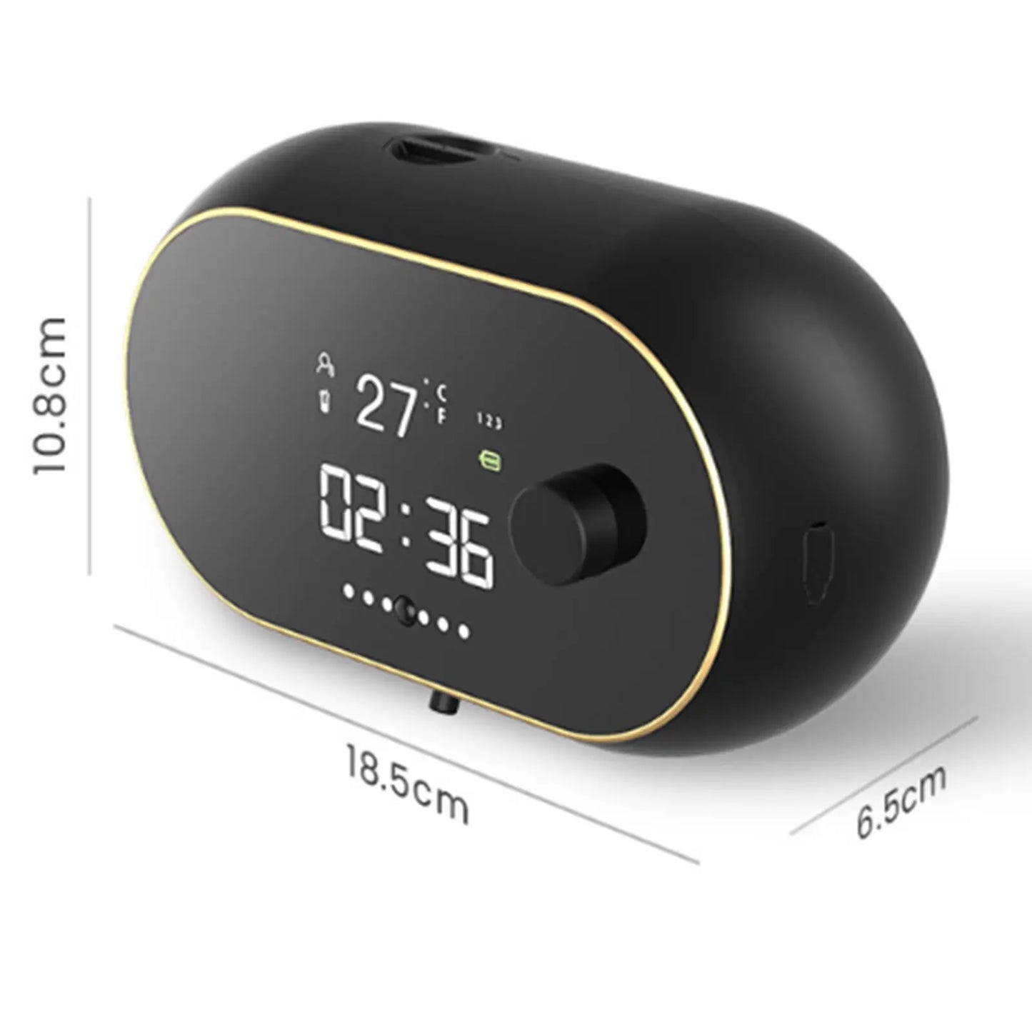 Automatic Soap Dispensers USB Charging Led Temperature Display Electric Infrared Sensor Wall Mount Foam Machine Liquid Dispens